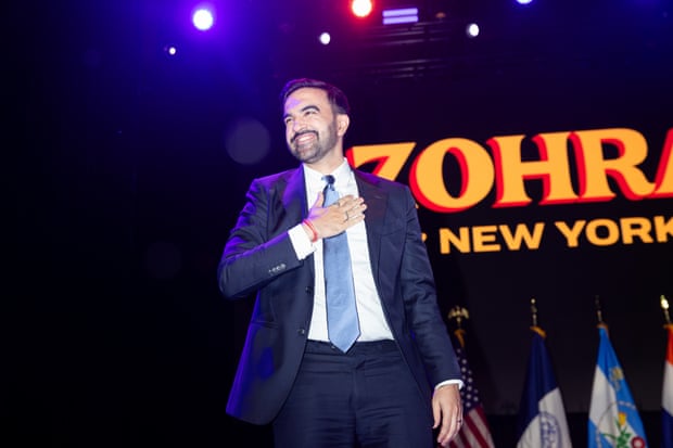 Democrat Zohran Mamdani, 34, wins New York City mayor’s race