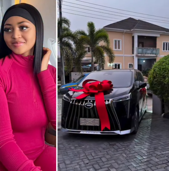 Actress Regina Daniels acquires new Luxury space bus