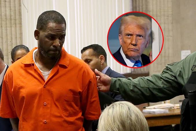 R Kelly officially asks President Trump to end his 30-year prison sentence for s 3x crimes