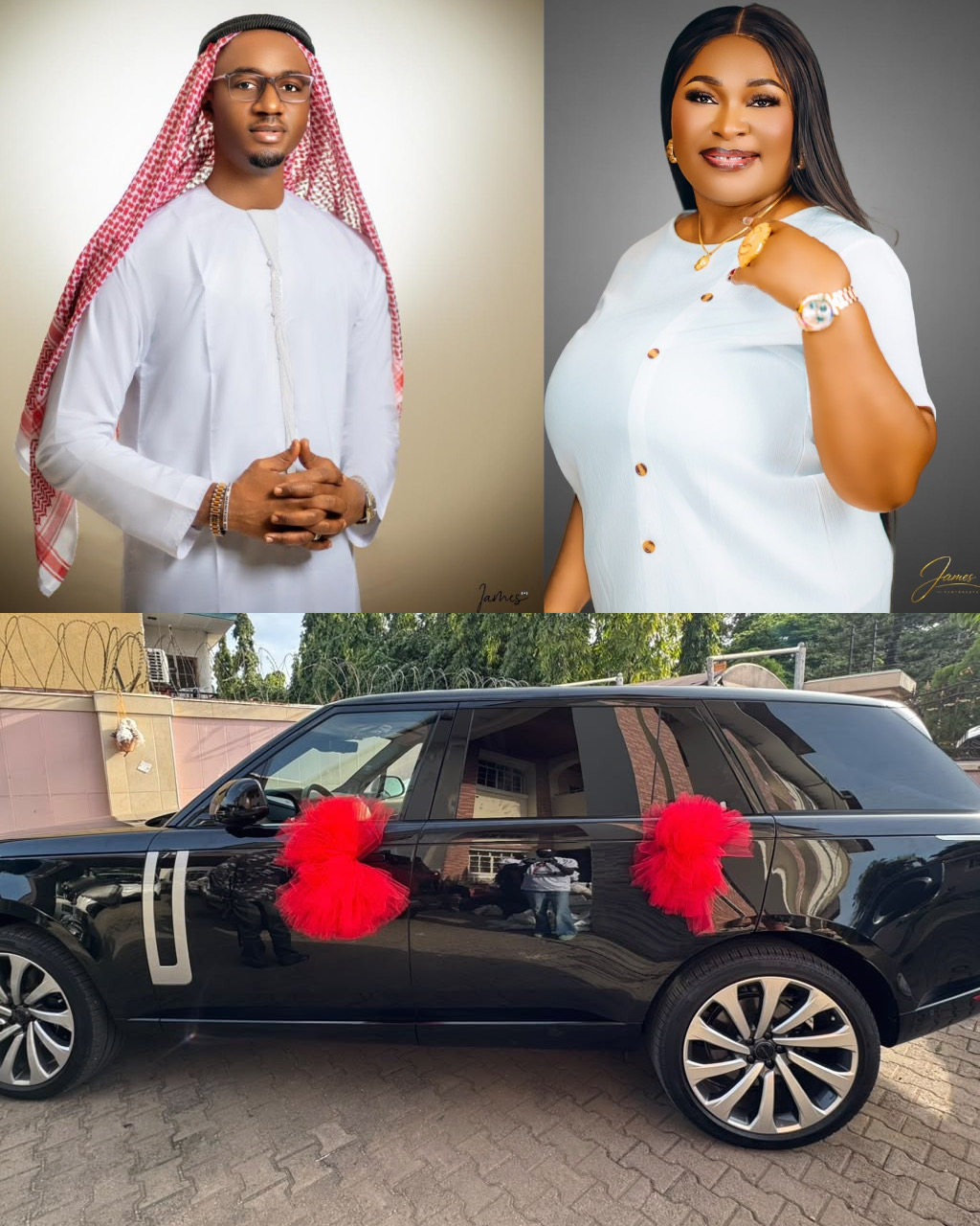 Promise Land CEO Celebrates Wife in Grand Style, Gifts Mrs Gift Emmanuel a 600M Range Rover Autobiography on Birthday