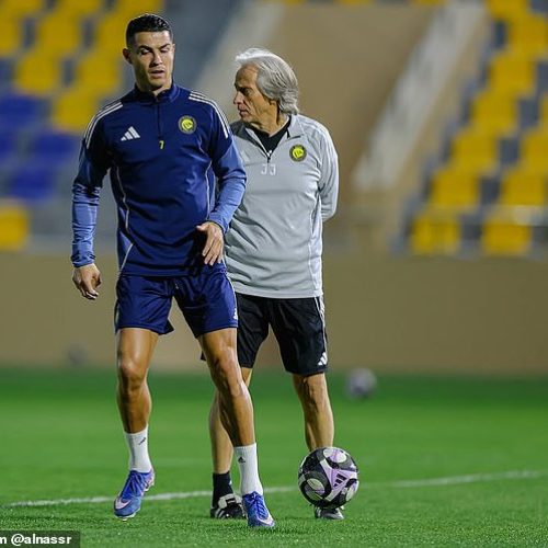 Cristiano Ronaldo back in training with Al-Nassr despite ongoing £488k-per-day strike