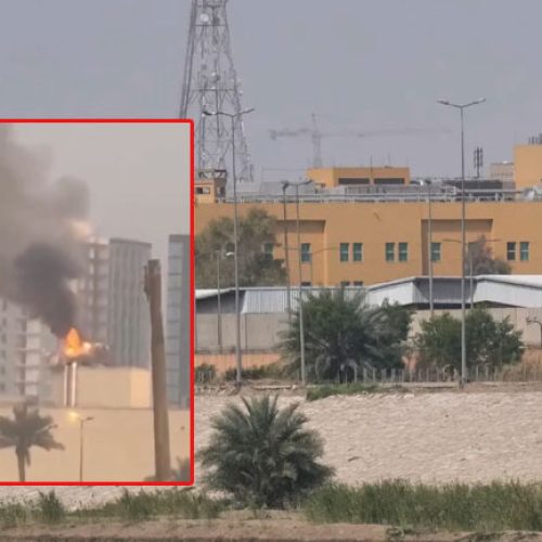 Iranian missile strikes helipad in US embassy compound in Iraq