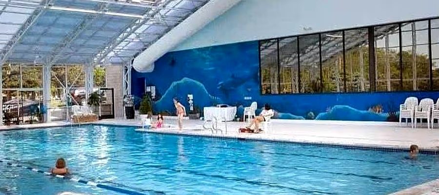 Girl, 4, di£s after two women left six young kids unattended in swimming pool to go to a bar