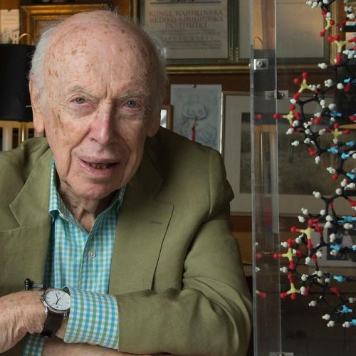 Scientist James Watson, who co-discovered double-helix of DNA and said black people are less intelligent than white people, di£s