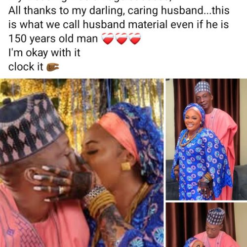 Even if he is 150 years old, I’m okay with it – Newly married woman fires back at people saying her husband won’t satisfy her in bed
