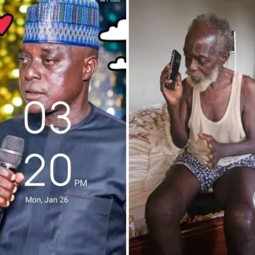 Before and after photos of Nigerian man who regained freedom after 9 months in bandits’ captivity