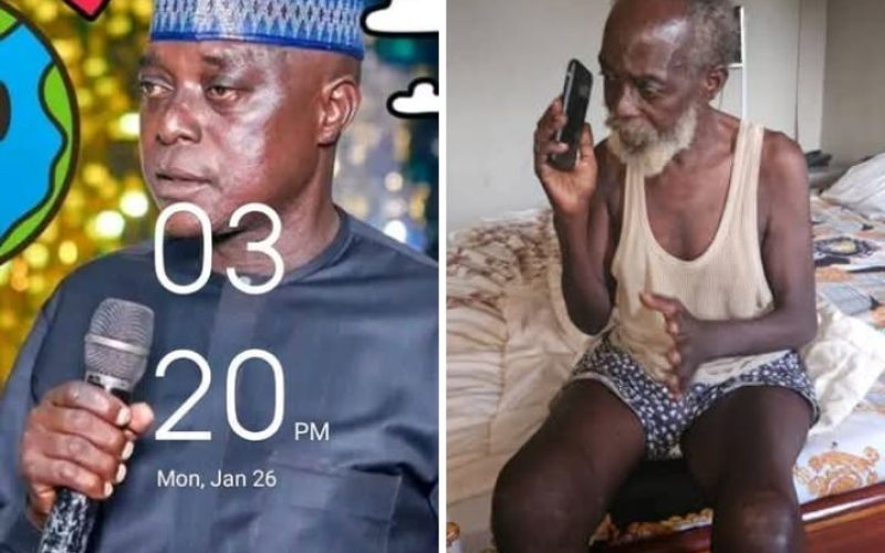 Before and after photos of Nigerian man who regained freedom after 9 months in bandits’ captivity