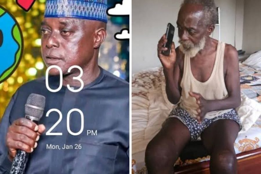 Before and after photos of Nigerian man who regained freedom after 9 months in bandits’ captivity