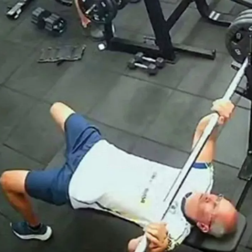 Tragedy as dad d!es in freak gym accident while bench-pressing