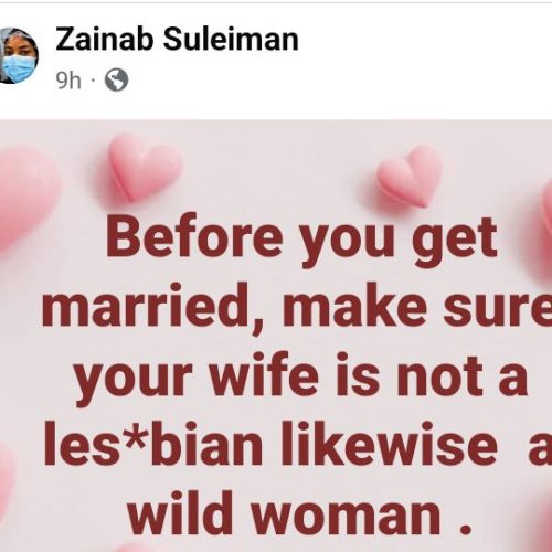 Before you get married, make sure your wife is not a lesbian or a wild woman – Nigerian doctor advises men
