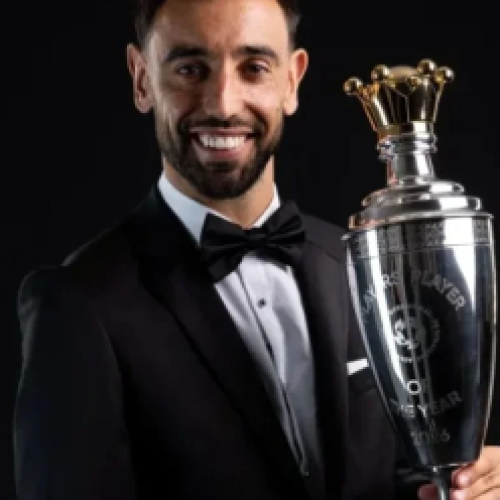 Man Utd’s Bruno Fernandes crowned PFA Player of the Year