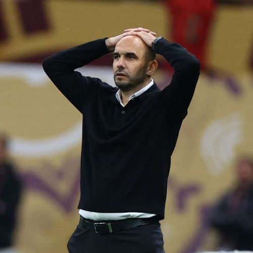 Morocco head coach, Walid Regragui reportedly hands in his resignation after AFCON final defeat