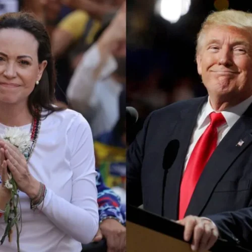 Venezuelan Nobel Peace Prize winner dedicates her award to Donald Trump