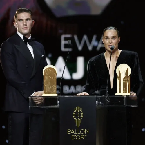Ballon d’Or: Arsenal’s Viktor Gyökeres named Best Striker while Luis Enrique crowned coach of the Year