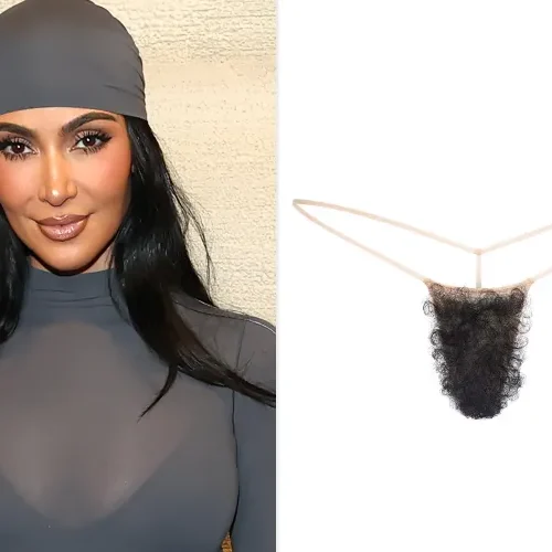 Kim Kardashian launches underwear with faux hair (photos)