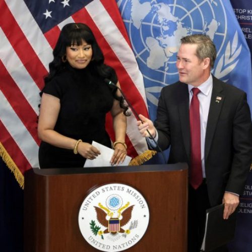 This is not about taking sides, This is about standing up in the face of injustice” – US rapper, Nicki Minaj delivers powerful speech on ‘persecution’ of Christians in Nigeria at the UN