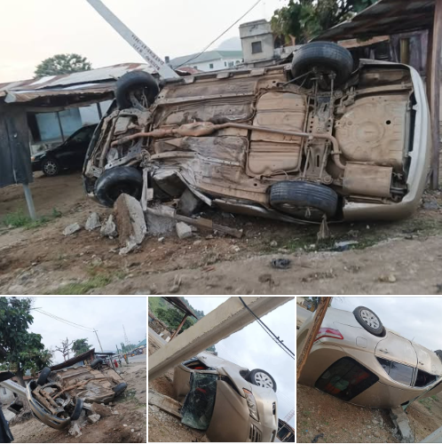 “It’s indeed a miracle” – Nigerian man writes as he and friends survive car crash