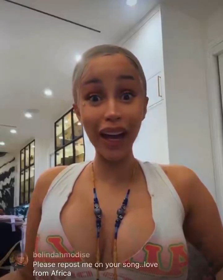 “I probably got all types of roach eggs, mosquito eggs, everything in there” Cardi B says as she reveals how many months it’s been since she last washed her hair