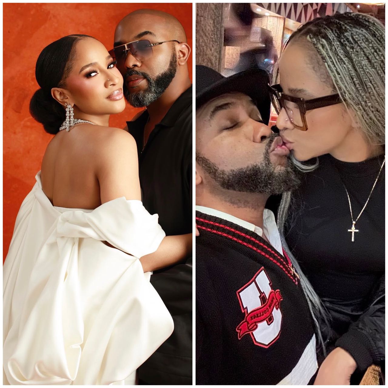 My life is infinitely better with you in it – Actress Adesua Etomi-Wellington serenades her husband, Banky W, with kind words as he turns 45