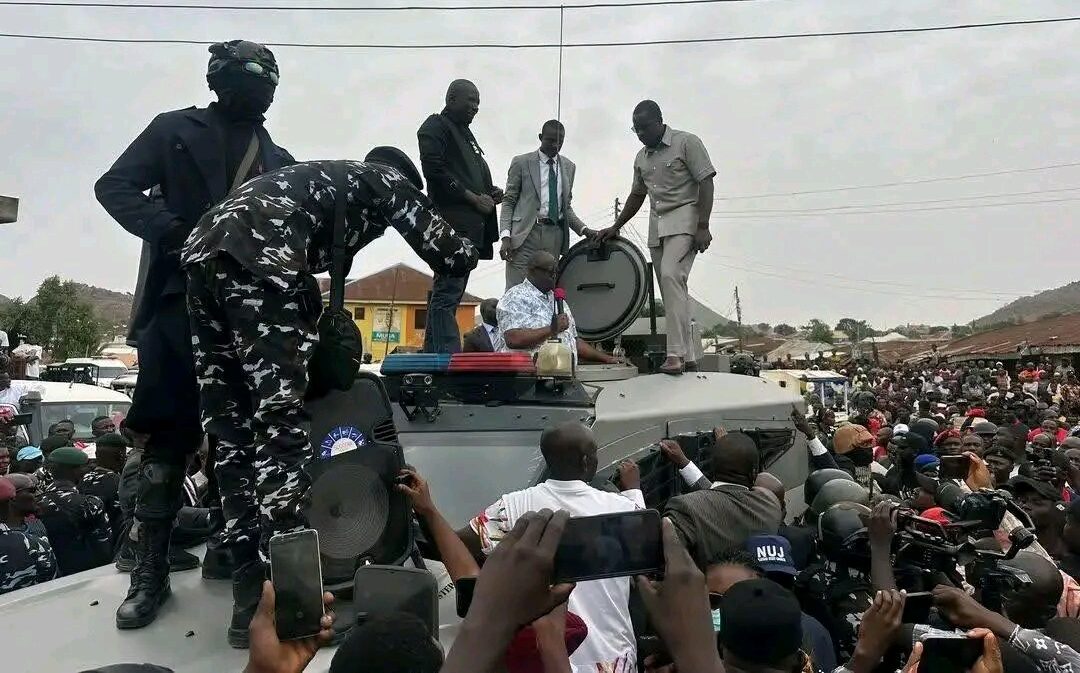 Governor Mutfwang defends staying in an armoured vehicle to speak to Jos residents after Palm Sunday attack that claimed 28 lives