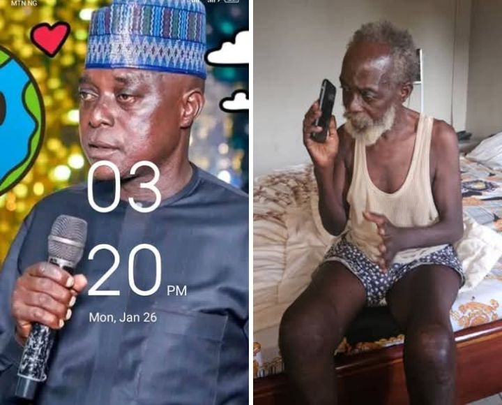 Before and after photos of Nigerian man who regained freedom after 9 months in bandits’ captivity