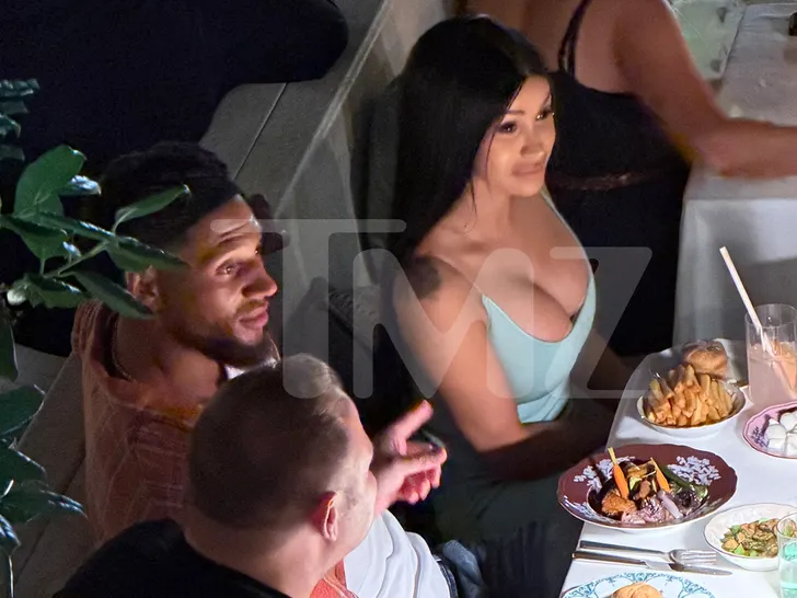 Cardi B and Nigerian goalkeeper Maduka Okoye spotted enjoying dinner together in Italy after first meeting in Paris