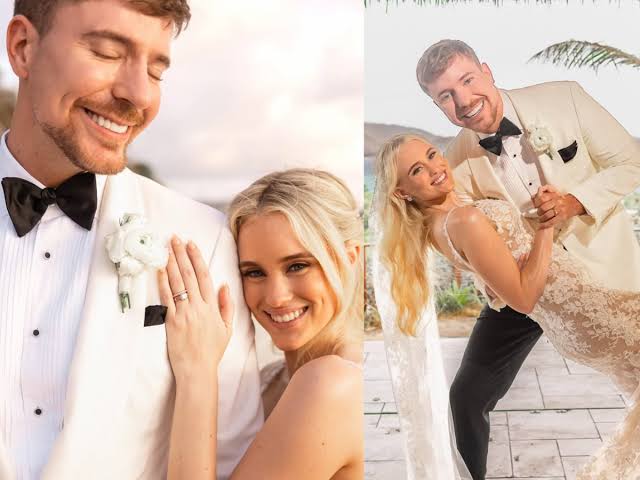 World’s biggest YouTuber MrBeast marries longtime partner Thea Booysen (Photos)