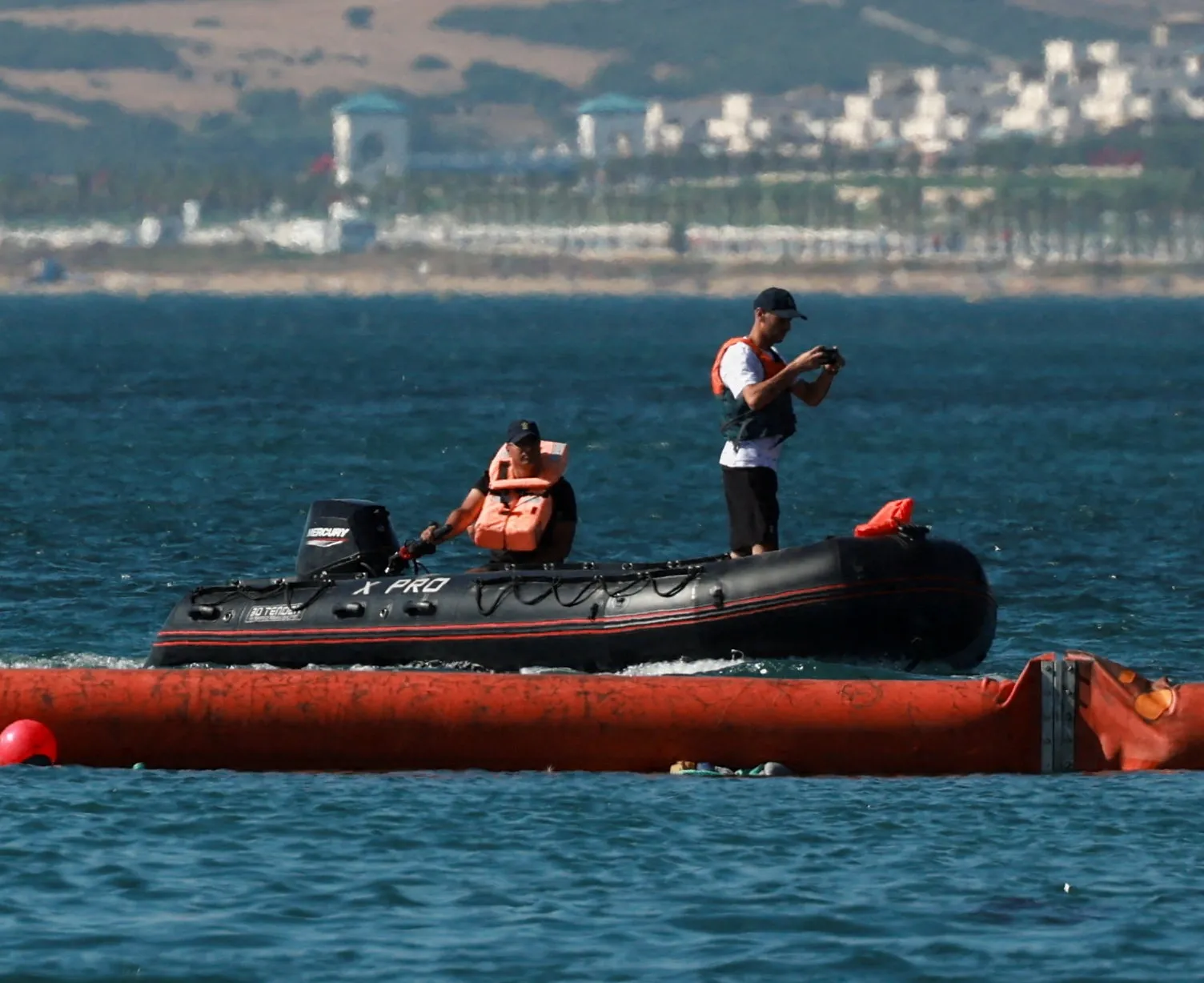 ‘People smugglers’ arrested after Moroccan migrants were caught trying to enter Spain on jet ski