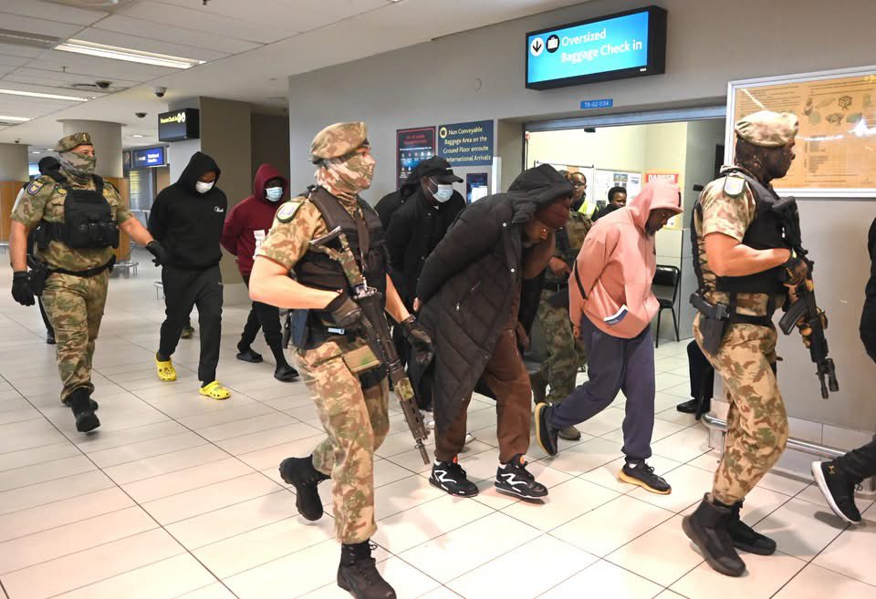 Five Nigerians extradited from South Africa face 100 years in US jail